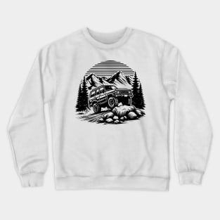 off road car Crewneck Sweatshirt